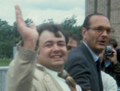 Jean-Louis HUSS et Jacques Chirac en 1980